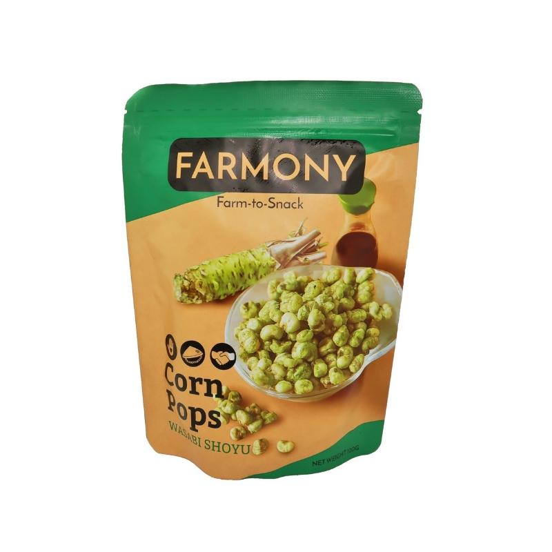 Farmony Corn Pops - Wasabi Shoyu 100g